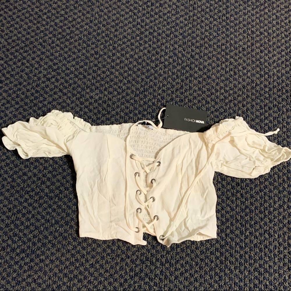 Fashion Nova Alessandro Off Shoulder Top